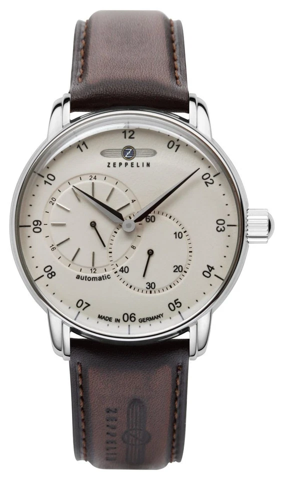 Zeppelin 8662-5 Nuovo Orologio Automatico Captain's Line