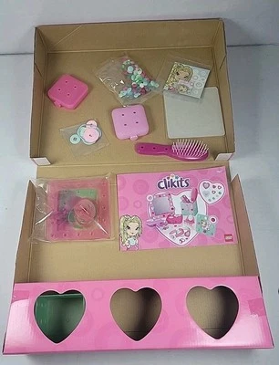 NEW LEGO Clikits Sets 7527 Pretty Pink Beauty Set Retired Comb Braclet  Clip OB - Image 1 of 4