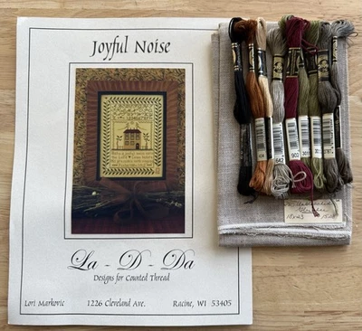 La-D-Da Cross Stitch Pattern Kit JOYFUL NOISE Lori Markovic - Image 1 of 4