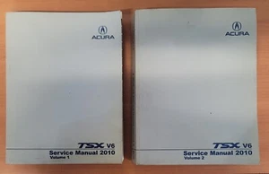 2010 Acura TSX V-6 V6 Service Repair Shop Workshop Manual Set FACTORY OEM - Picture 1 of 2