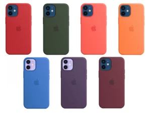 Oryginalne silikonowe etui Apple iPhone 12 Mini - Zdjęcie 1 z 8