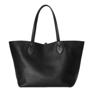 GUCCI Totissima Large $2800 Black Leather Tote Bag New & Authentic - Picture 1 of 6