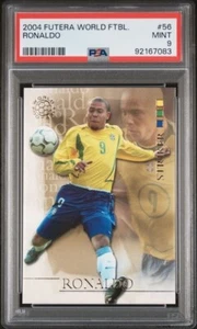 2004 Futera World Football 56 Ronaldo PSA 9 Brazil Pop 6 - Picture 1 of 2