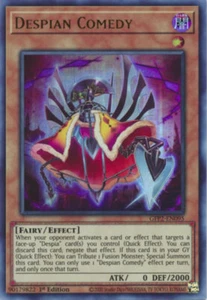 YGO-3x-Near Mint-Despian Comedy - GFP2-EN095 - Ultra Rare - 1st Edition-Ghosts f - Picture 1 of 1