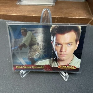 2001 Topps Star Wars Evolution #P1 Obi-Wan Kenobi Promo - Imagen 1 de 2