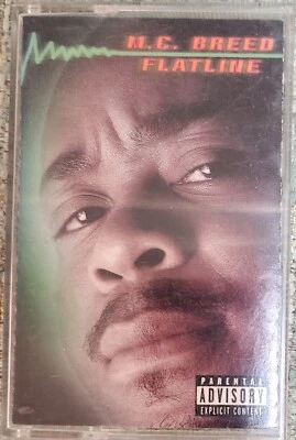 M.C. BREED FLATLINE~ORIGINAL 1997 CASSETTE~EXCELLENT COND~HIP HOP~GANGSTA~G-FUNK - Image 1 of 3