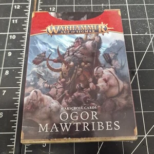 WARHAMMER AGE OF SIGMAR OGOR MAWTRIBES WARSCROLL CARDS - NEW & SEALED - Picture 1 of 1