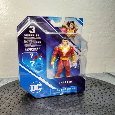 Spin Master DC Shazam! Heroes Unite 4" Figure With 3 Surprise Accessories, New Cover