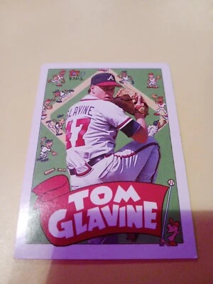 1992 Topps Kids #34 Tom Glavine Atlanta Braves Baseball Card FREE S&H  - Image 1 of 2