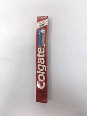 New Unopened Vintage Colgate Toothbrush Full Head Adult Medium - Blue - Image 1 of 4