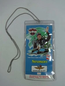 1999 Indianapolis 500 Season Gasoline Alley Lanyard & Credential Ticket Holder - Picture 1 of 1