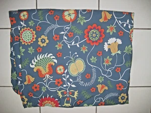 Ikea Rosenrips Floral & Striped Reversible Duvet Cover FULL/QUEEN - Picture 1 of 7