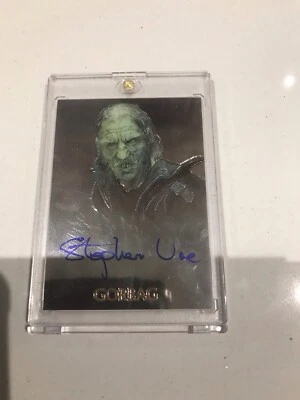Topps, Lord Of The Rings, Trilogy Chrome, Gorbag, Auto - Image 1 of 2