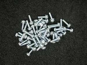 #4-40 x 7/16" Kreuzschlitz Linsenkopf REMS interne Sicherungsscheibe Maschinenschraube (50 Stück) - Bild 1 von 5