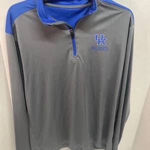 Kentucky UK Wildcats 1/4 Zip Pullover Shirt Blau Herren Gr. M - Bild 1 von 6