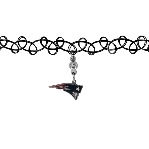 New England Patriots Knotted Choker Necklace (NFL) Licensed Jewelry Cover