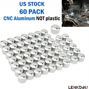 Tapacubos de pernos de motor de aleación cromados para Harley Touring Road Street Glide Softail - Imagen 1 de 8