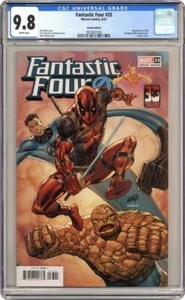 Fantastic Four 33 Marvel 2021 CGC 9.8 Liefeld Deadpool 30° variante grado superiore - Foto 1 di 2