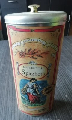 BOITE en TÔLE pour  PÂTES SPAGHETTI - Photo 1/2