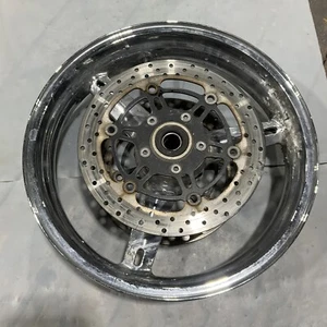 2001-2005 SUZUKI GSXR 600 750 01-04 GSXR 1000 OEM FRONT WHEEL w/ Rotors 90% True - Picture 1 of 5