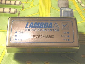 TDK-Lambda PXD20-48S05DC-DC CONVERTER 5V 20W 4.0A 1pcs - Imagen 1 de 3