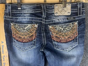 Miss Me Jeans, Damen 29 x 32, Boot Cut, verzierte Taschen - Bild 1 von 16