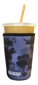 Koverz Iced Coffee Sleeve Insulated Neoprene Cup Sleeve Fits a 24 Oz. Coffee ... - Picture 1 of 2