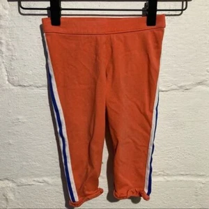 Pantaloni Janie and Jack Coral Track leggings a righe con volant - taglia 18-24M - Foto 1 di 5