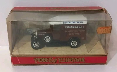Modelos Matchbox de antaño - Y19 1929 Morris Cowley Van - Sainsbury EN CAJA Foto 1 de 4
