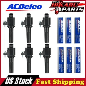 6x Spark Plugs & 6x Ignition Coils for Buick Chevrolet GMC Colorado 4.2L - Picture 1 of 9