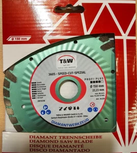 Clever Diamant Trennscheibe 3605 SPEED-CUT-SPEZIAL 150mm für Beton/Hartgestein - Bild 1 von 3