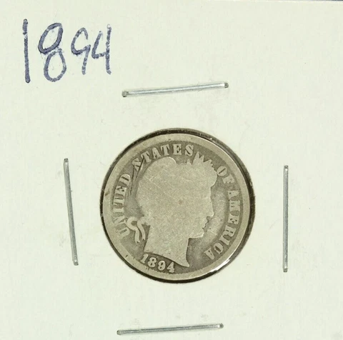 1894 Barber Dime : Good Details Cover
