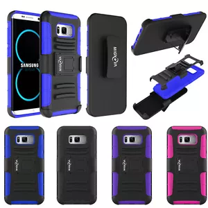 Funda protectora híbrida con clip para cinturón para Samsung Note 8 S9 S8 S8 S9 Plus - Imagen 1 de 26