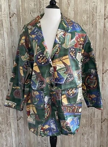 Vintage 90’s Raincoat Golf Themed Nordic House Designs One Size Fits All - Picture 1 of 11