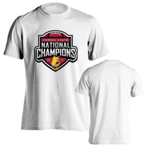 Ferris State Bulldogs 2024 National Champions Division II Short Sleeve T-Shirt - Picture 1 of 7
