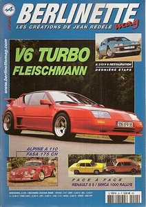 BERLINETTE MAG 24 RENAULT 8 S SIMCA 1000 RALLYE ALPINE V6 TURBO FLEISCHMANN - Imagen 1 de 2