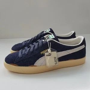 NUOVO Uomo Taglia 12 PUMA Scamosciato Vintage The NeverWorn II "Navy" 394832-01 - Foto 1 di 9