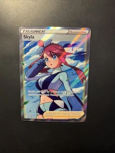 Pokemon Card TCG - Skyla 072/072 Ultra Rare Full Art Trainer Shining Fates NM - Picture 1 of 2