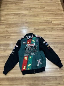 Autographed Vintage 90s Jeff Hamilton John Force Castrol GTX Size M - Picture 1 of 5
