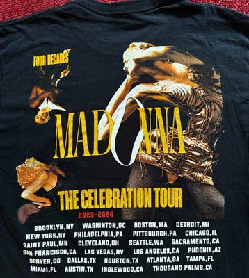 CAMISETA MADONNA LIKE A VIRGIN TOUR VACACIONES LP MODA ERÓTICA RUBIA AMBICIÓN PROMO Foto 1 de 4