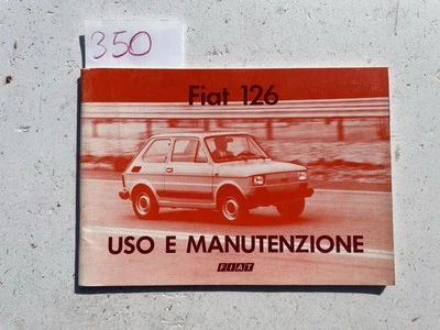 Libretto uso e manutenzione FIAT 126 Personal 4 - 1976 - Originale - Immagine 1 di 4