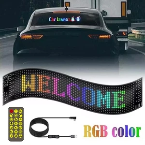 LED Display Laufschrift Leuchtschild Tattoo Leuchtreklame Werbung Flexibel DIY - Bild 1 von 31