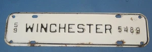 1959 Winchester Virginia Nummernschild nie benutzt - Bild 1 von 1