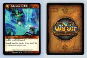 Defending The Rift #206/220 - War Of The Elements Common Warcraft 2011 TCG Card - Picture 1 of 1
