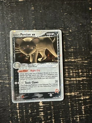 Team Rocket's Persian ex #116/115 Unseen Forces Holo Pokemon LP/MP See Pics! - Image 1 of 4
