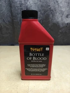Geist Halloween Flasche Blut 16 flüssige Unzen gruseliges Kostüm *neu* - Bild 1 von 6