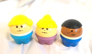 Vintage Lot x3 Fisher Price Little Tikes Toddle Tots Little People Chunky Chubby - Bild 1 von 9