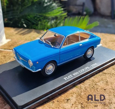 modellino auto scala 1/24 usato fiat 850 coupe del 1965 modellini da collezione - Immagine 1 di 4