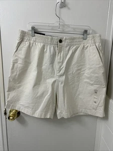 Pantalones Cortos Tommy Hilfiger Para Hombre XL Blanco THFlex Bolsillos 7" Entrepierna Nuevos con Etiquetas - Imagen 1 de 9