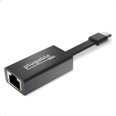 Plugable USB C to Ethernet Adapter, Driverless Fast and Reliable Gigabit Speed, - Image 1 of 4
